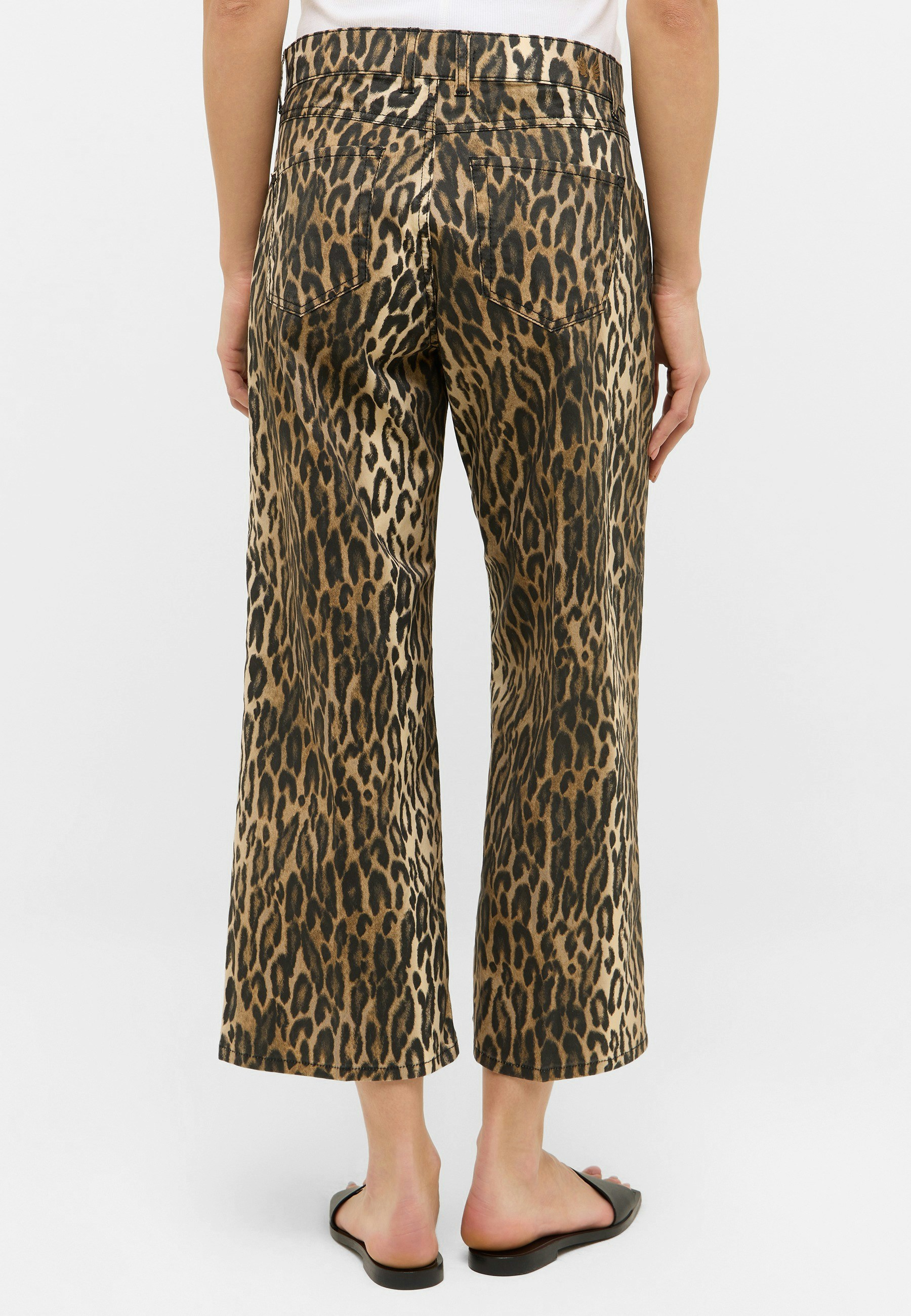 Linn Pants with Leopard Print