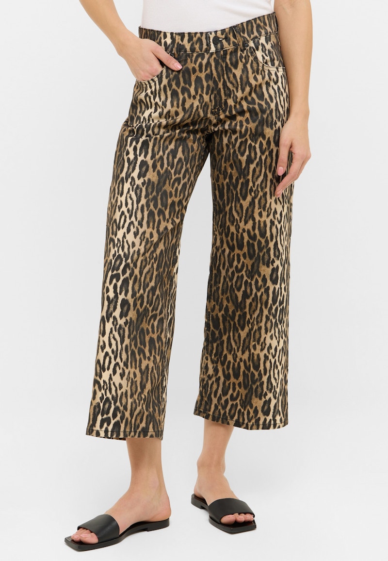 Linn Pants with Leopard Print