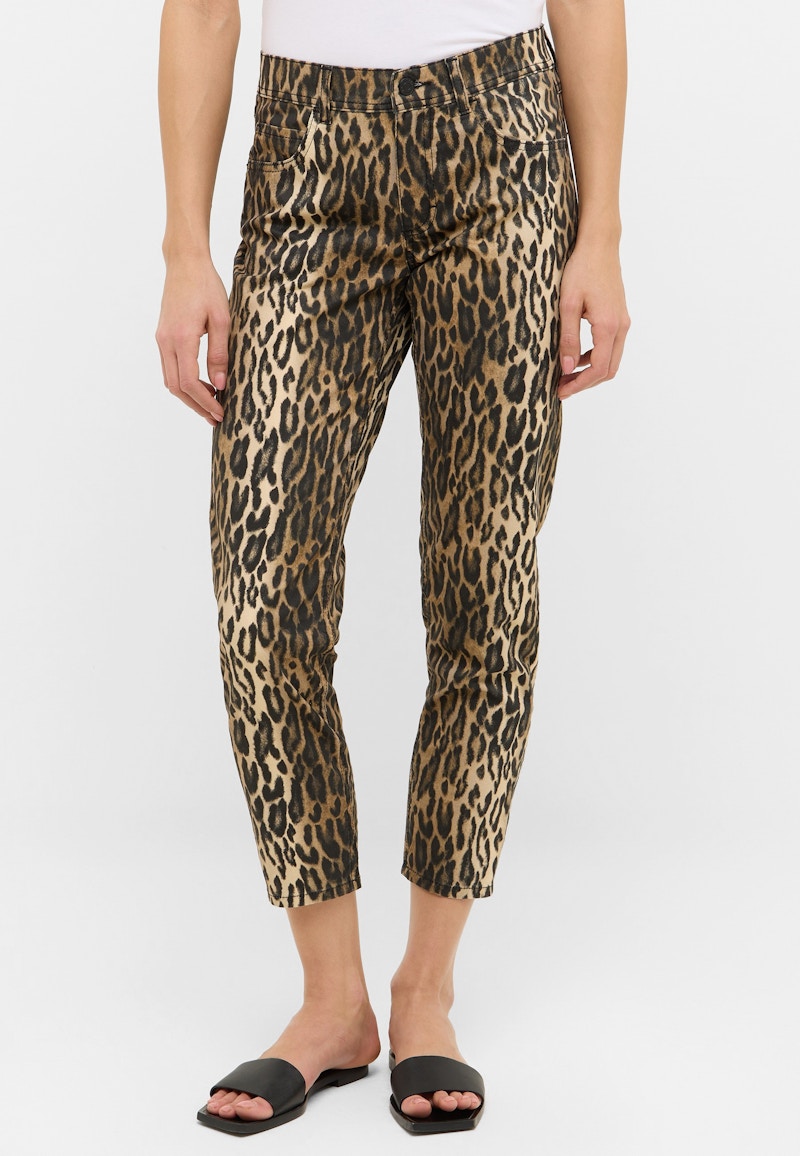 Ornella Pants with Leopard Print