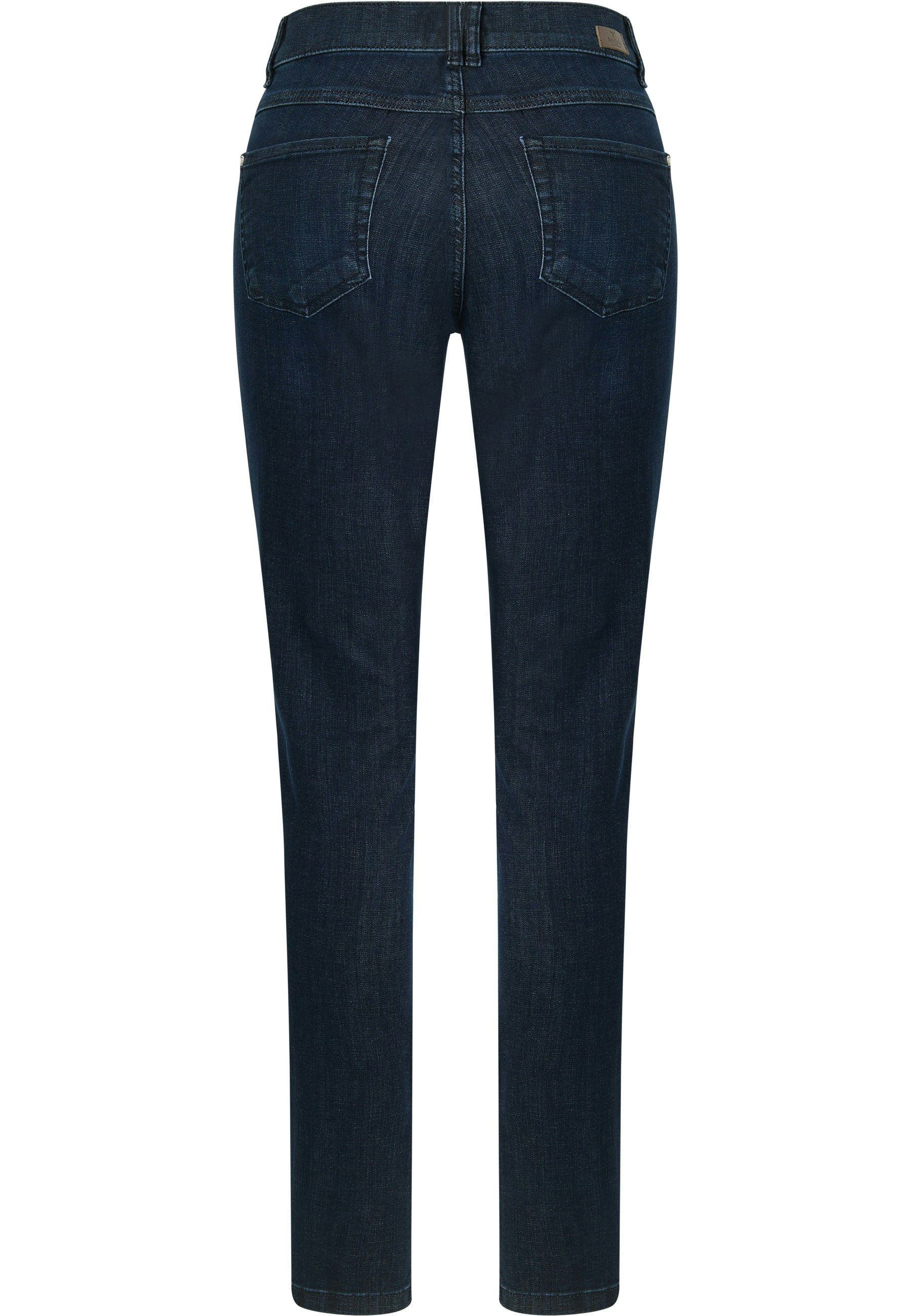 Jeans Skinny Button mit authentischem Denim