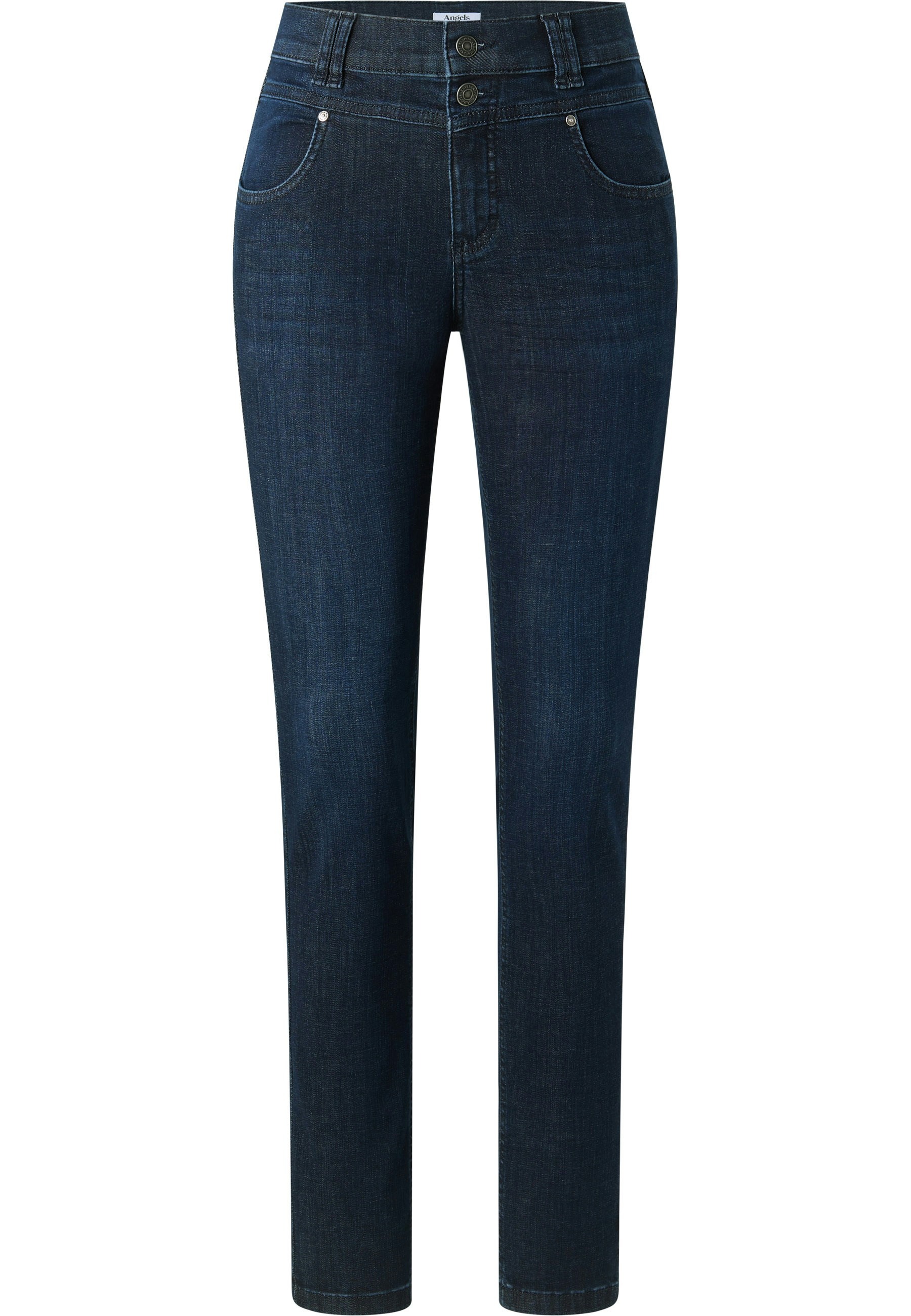 Jeans Skinny Button mit authentischem Denim