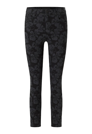 Jeans Ornella mit floralem Muster