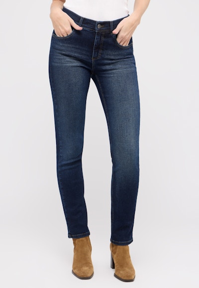 Jeans Cici mit Used-Waschung