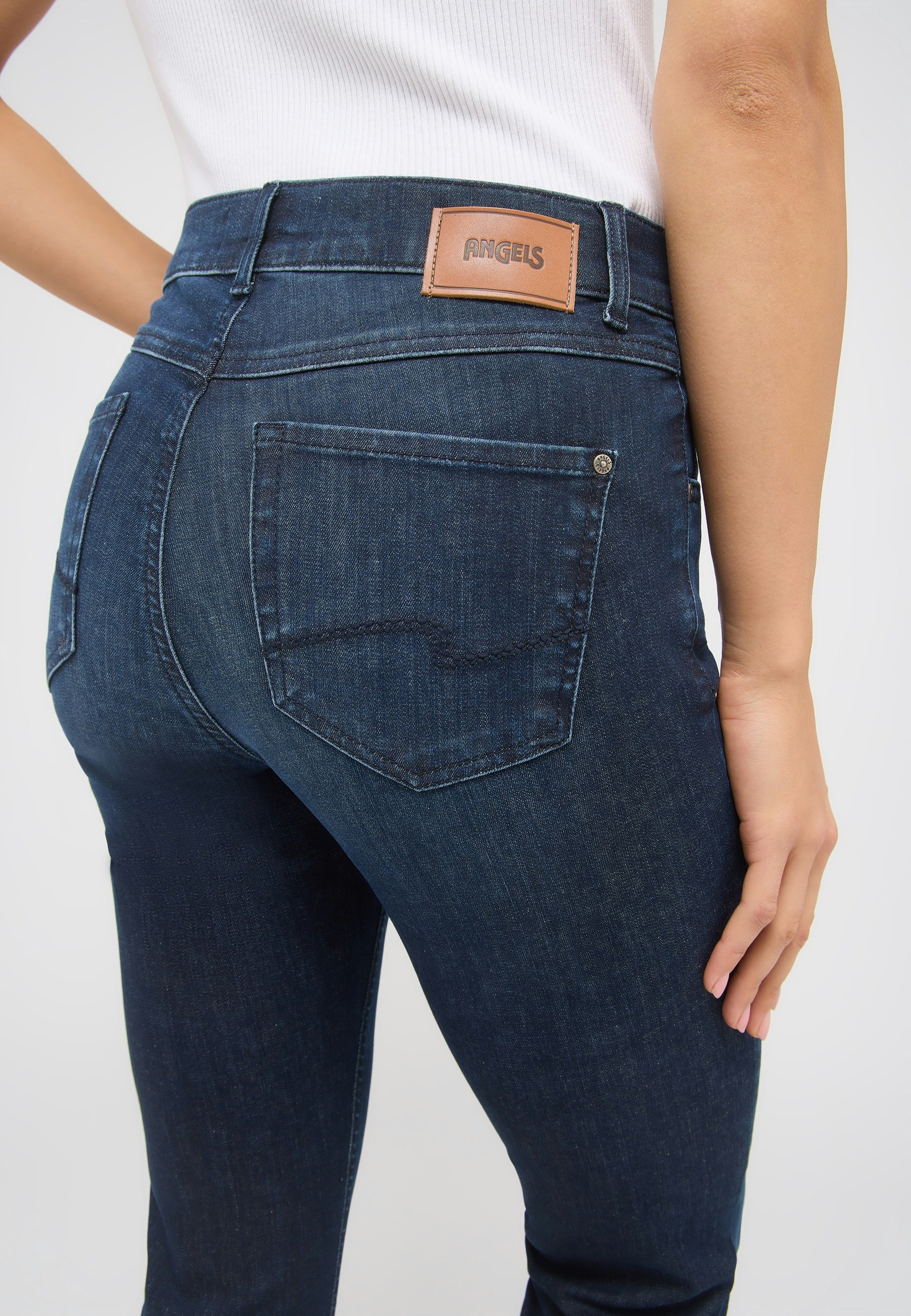 Jeans Skinny mit authentischem Denim