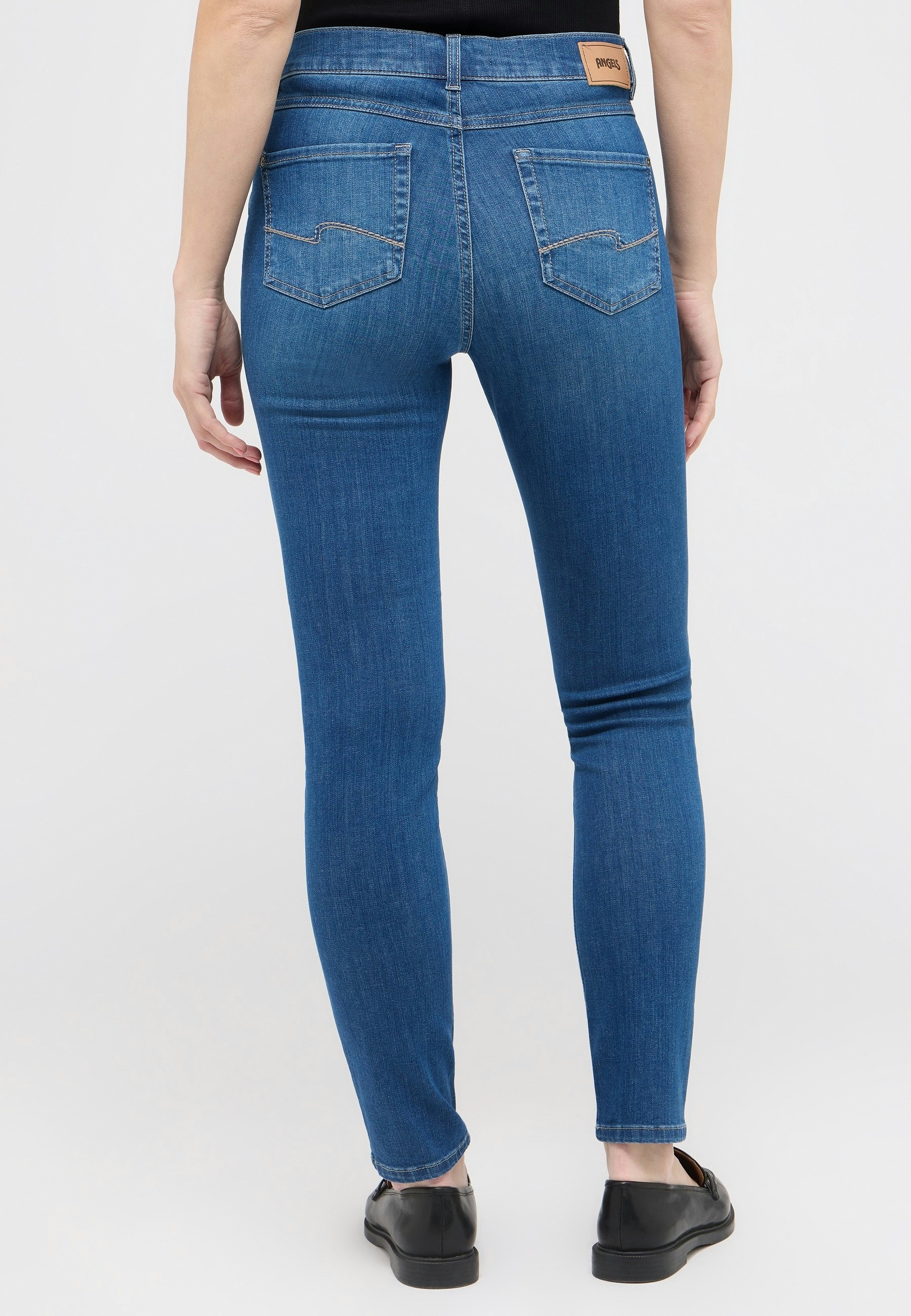 Jeans Skinny mit authentischem Denim