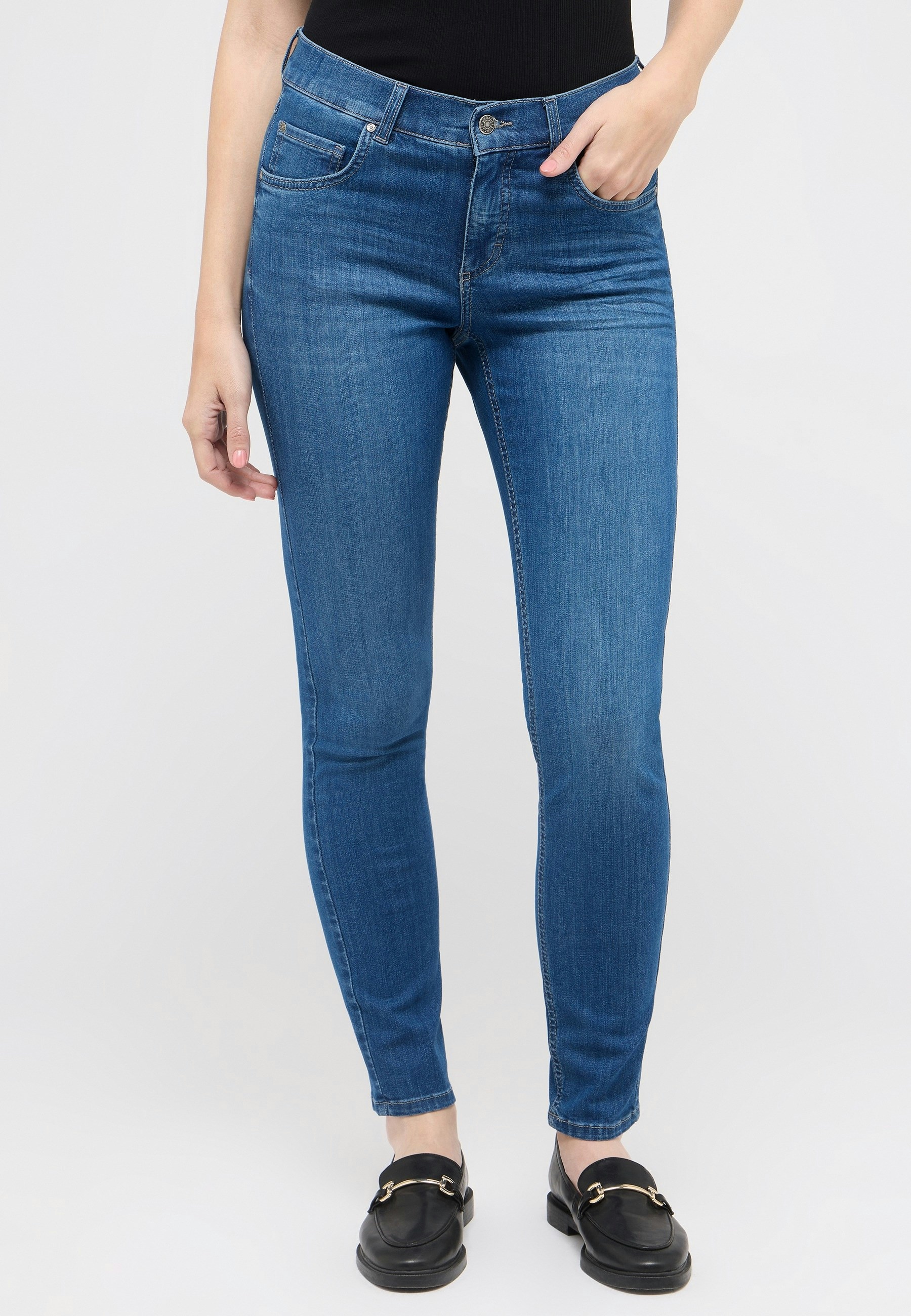 Jeans Skinny mit authentischem Denim