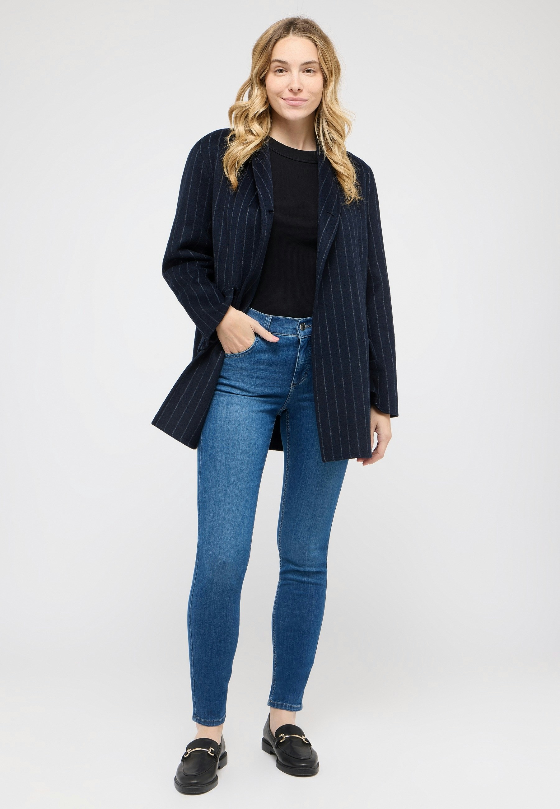 Jeans Skinny mit authentischem Denim