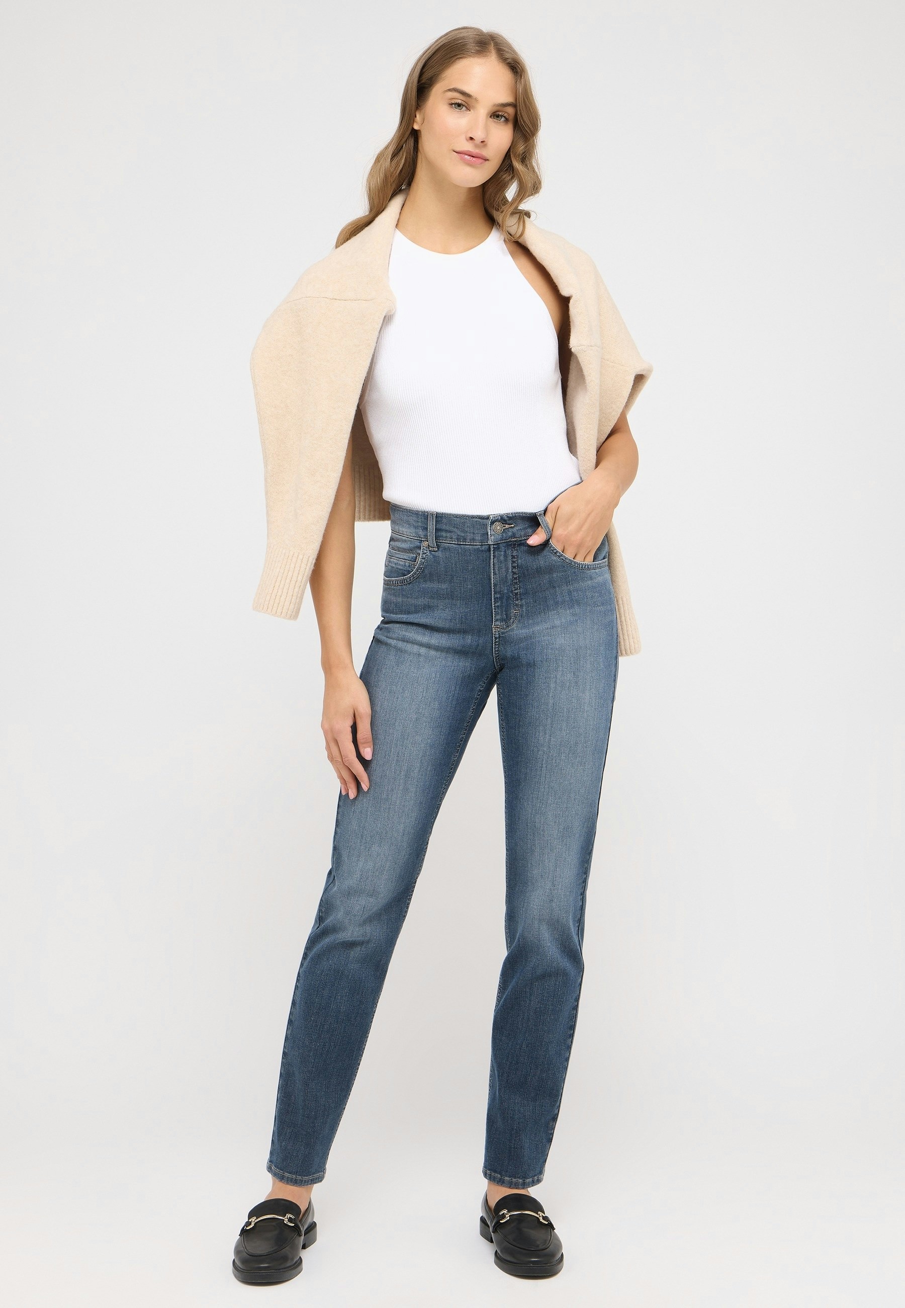 Jeans Cici mit authentischem Denim