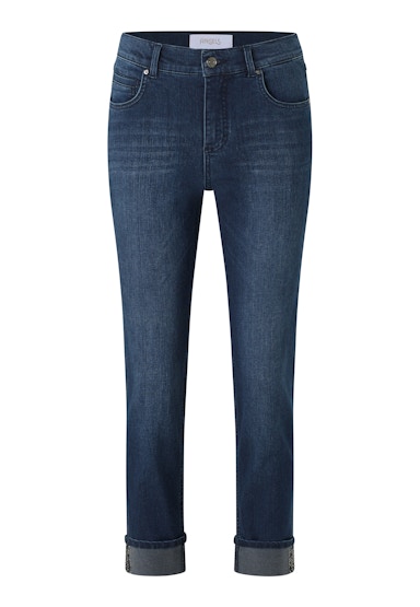 Jeans Cici Crop Glam mit Ziersteinen