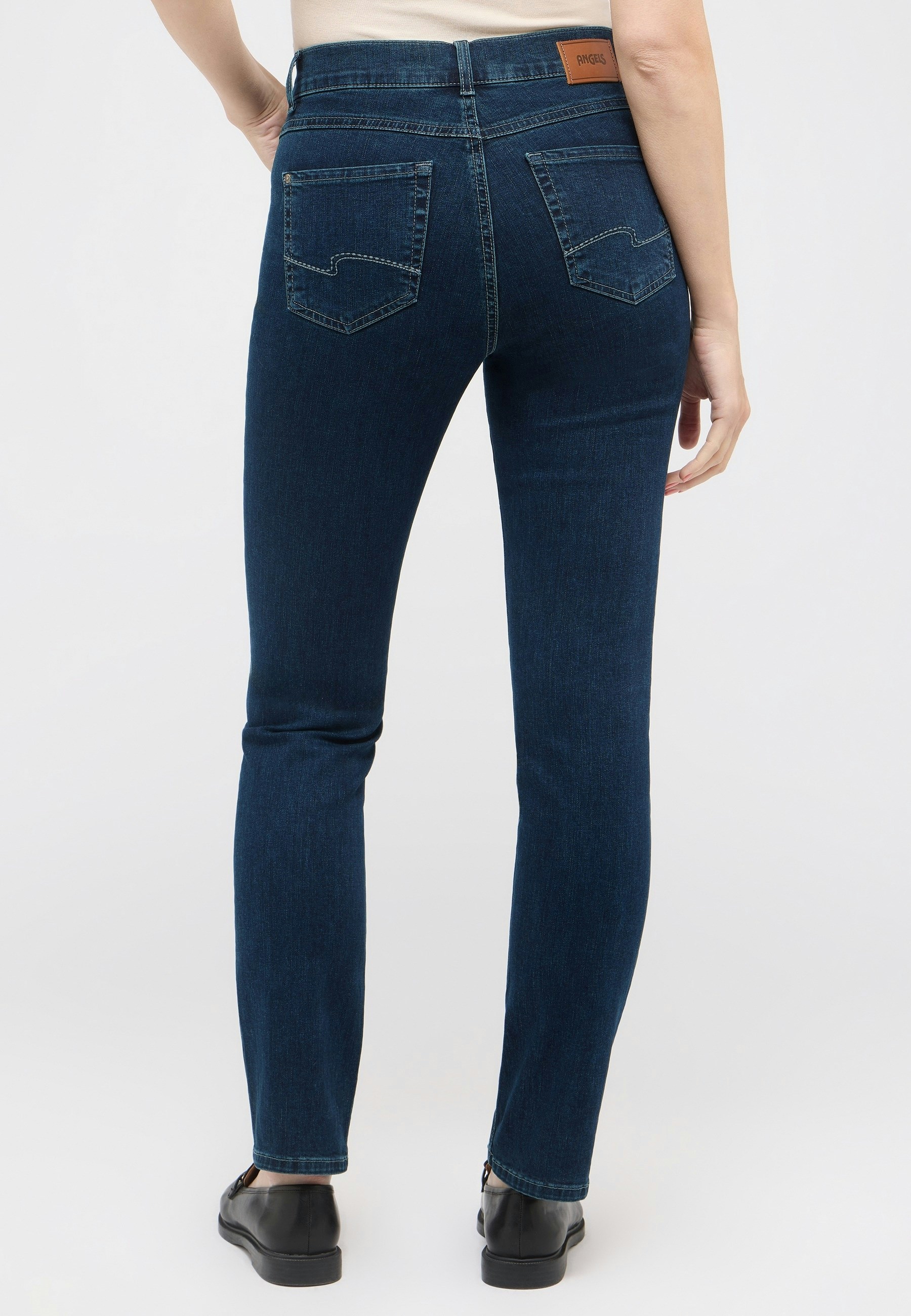 Jeans Cici mit sportivem Denim