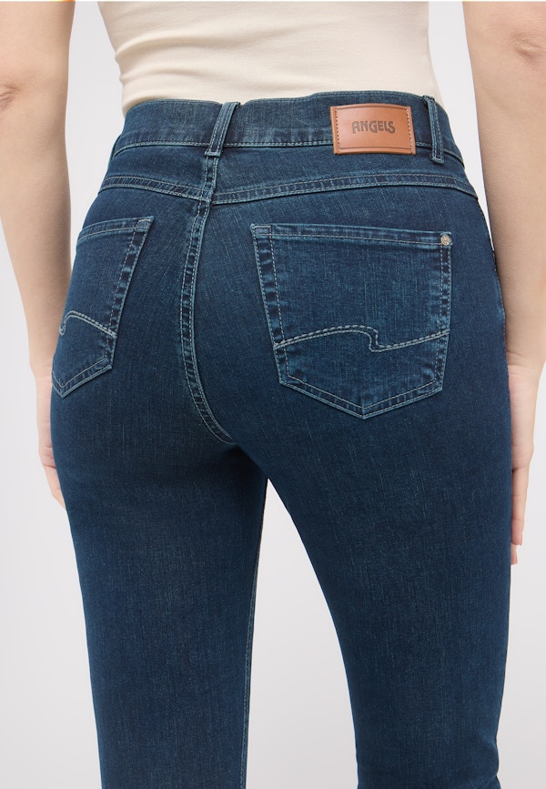 Jeans Cici mit sportivem Denim