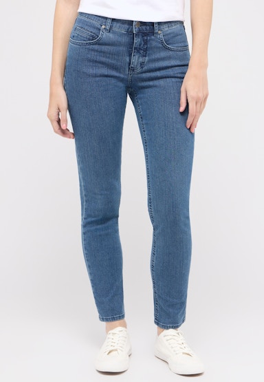 Jeans Cici mit sportivem Denim