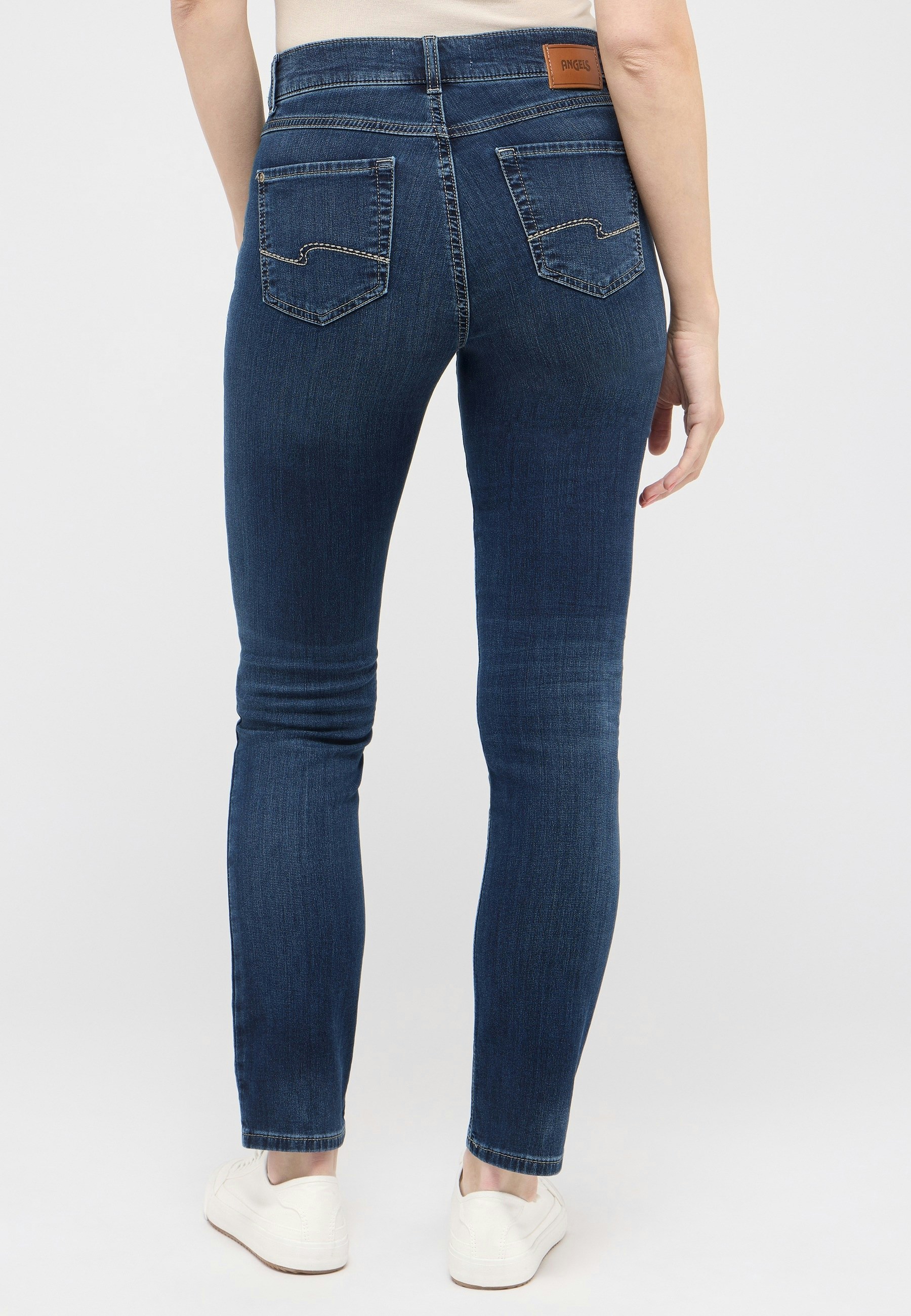 Jeans Cici mit Sweat Denim in Jerseyoptik