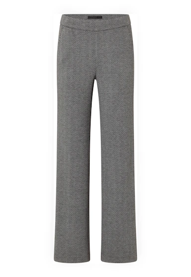 Hose Liz Easy mit Fischgrat-Muster