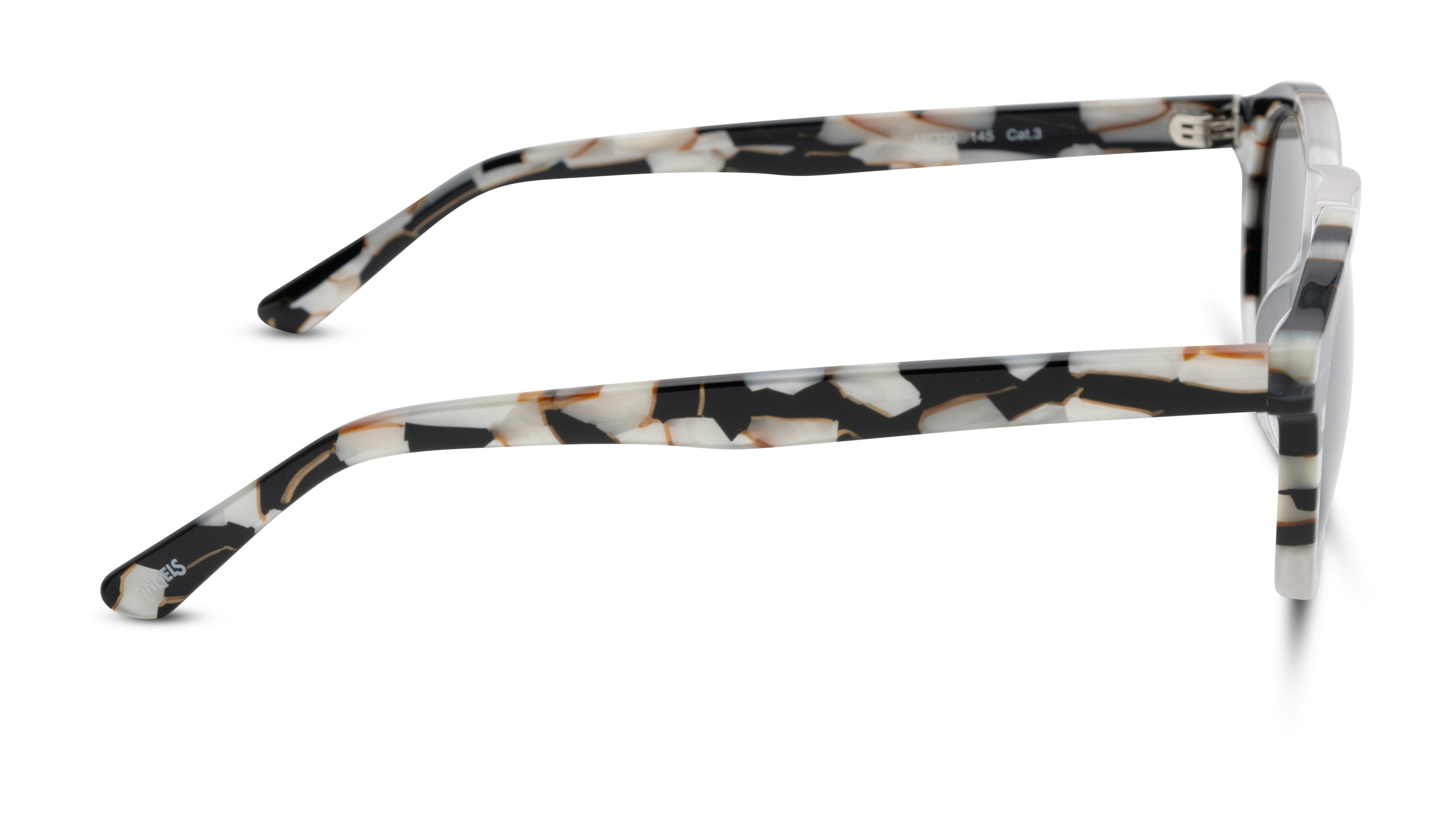 Runde Sonnenbrille mit Muster