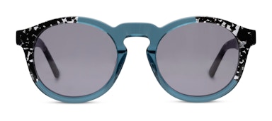 Runde Sonnenbrille mit Muster