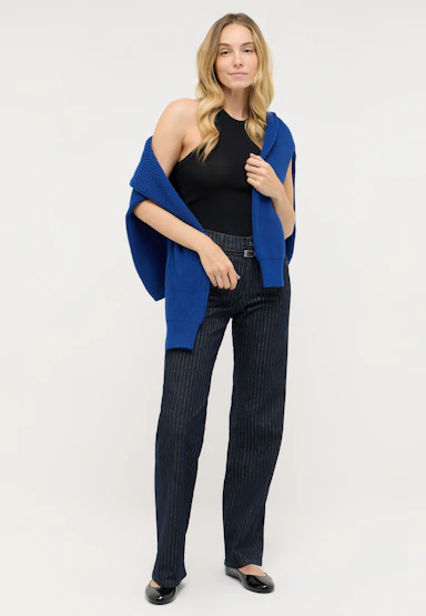 Jeans Liz Belt mit Nadelstreifen