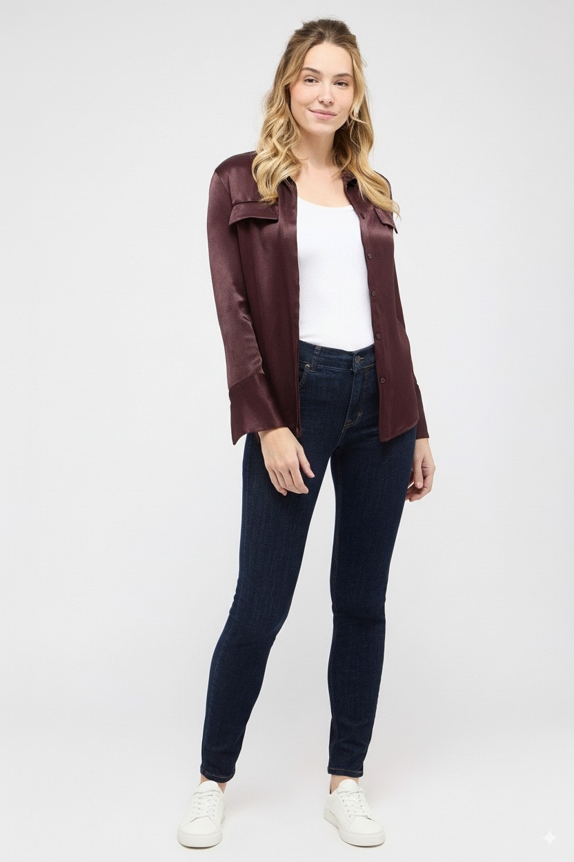 Jeans Skinny mit Power Stretch Denim