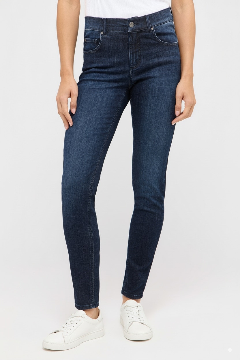 Jeans Skinny mit authentischem Denim