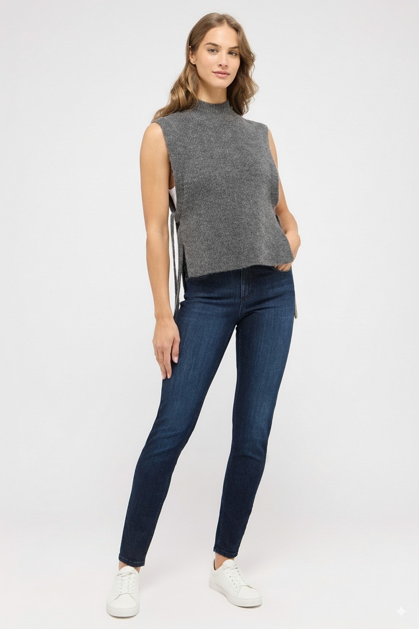 Jeans Skinny mit authentischem Denim