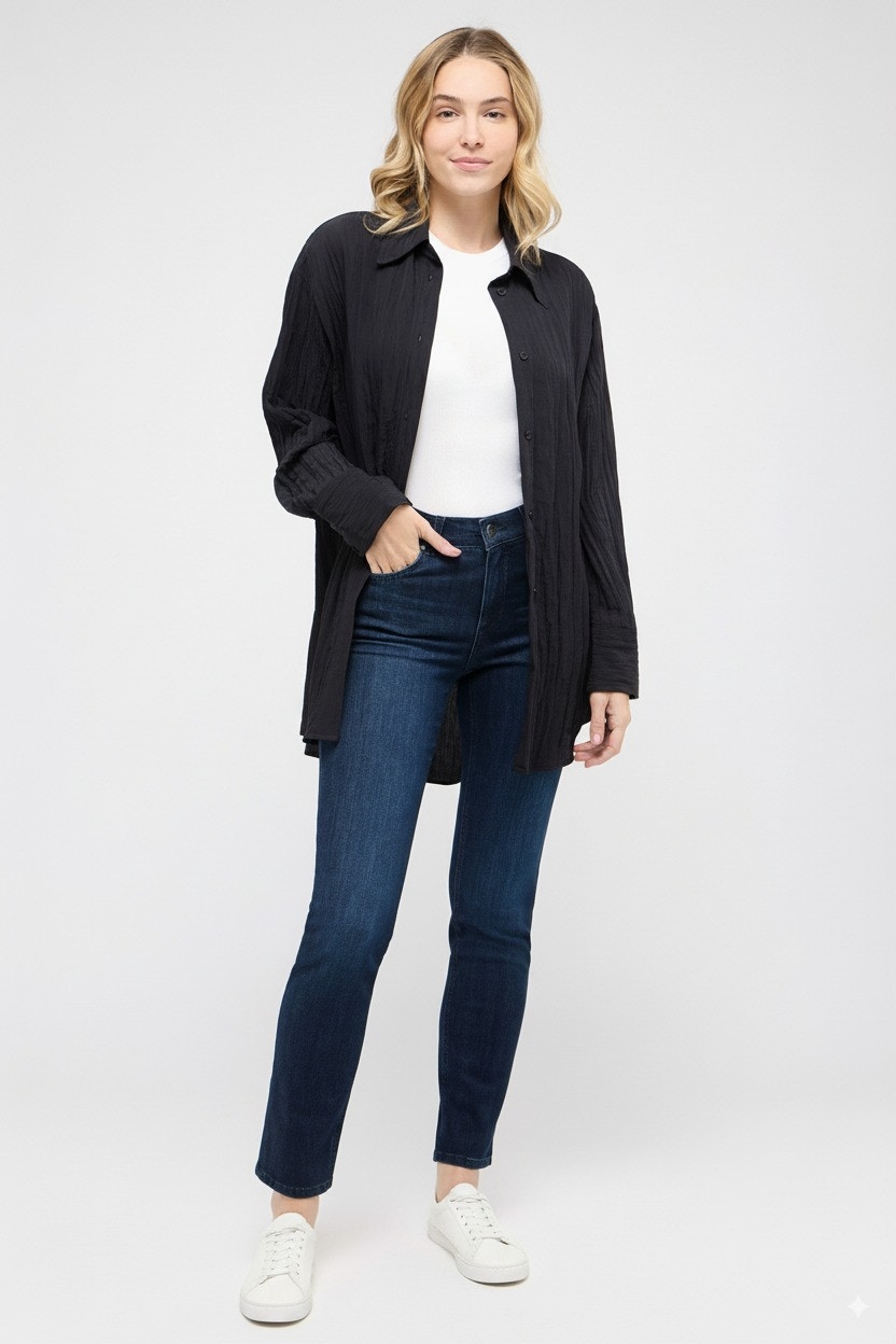 Jeans Cici mit authentischem Denim