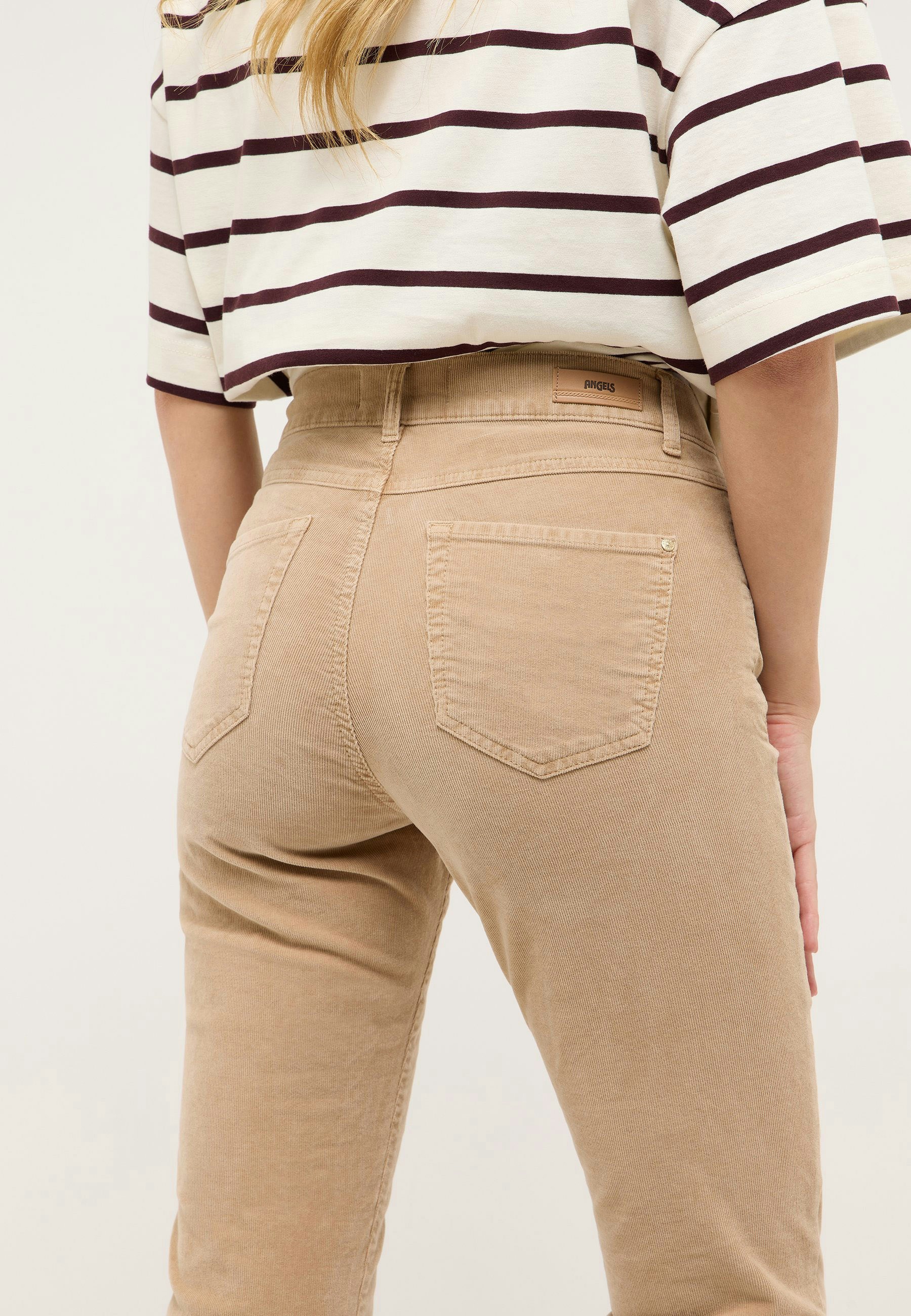 Jeans Cici in colored corduroy