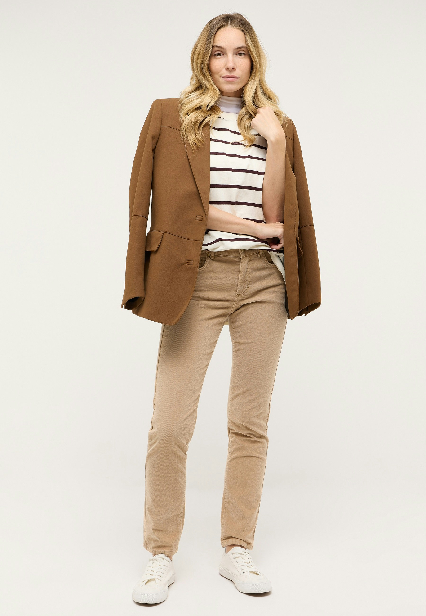 Jeans Cici in colored corduroy