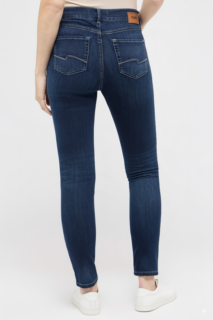 Jeans Skinny aus Sweat Denim