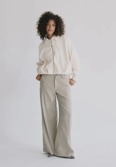 Pants Liva Jump in corduroy jersey