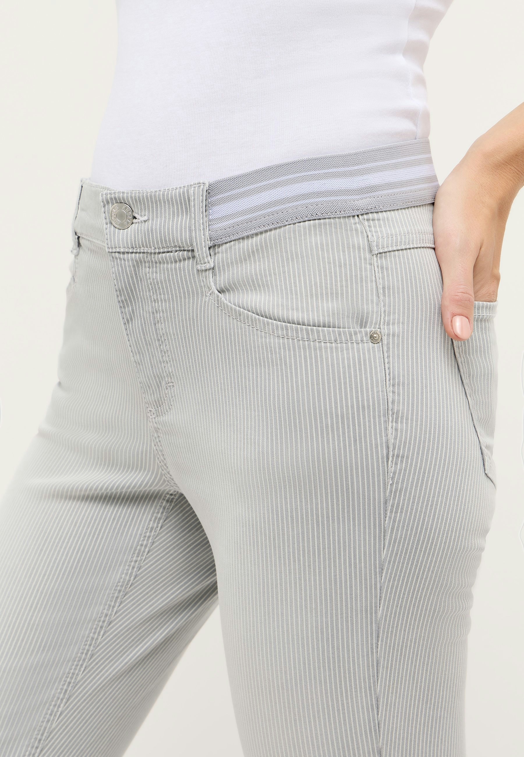 Ornella Sporty Jeans with Stripes