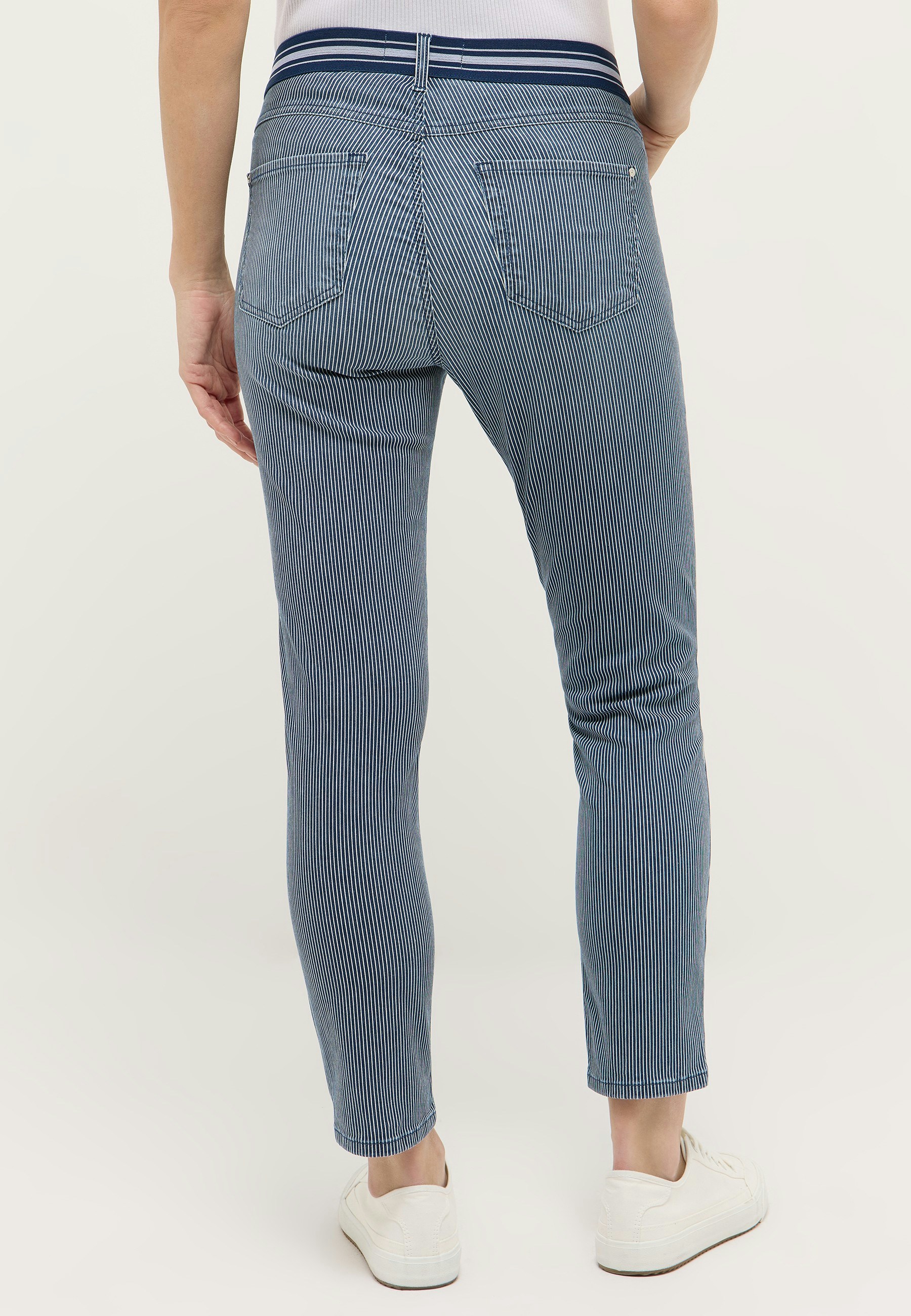Ornella Sporty Jeans with Stripes