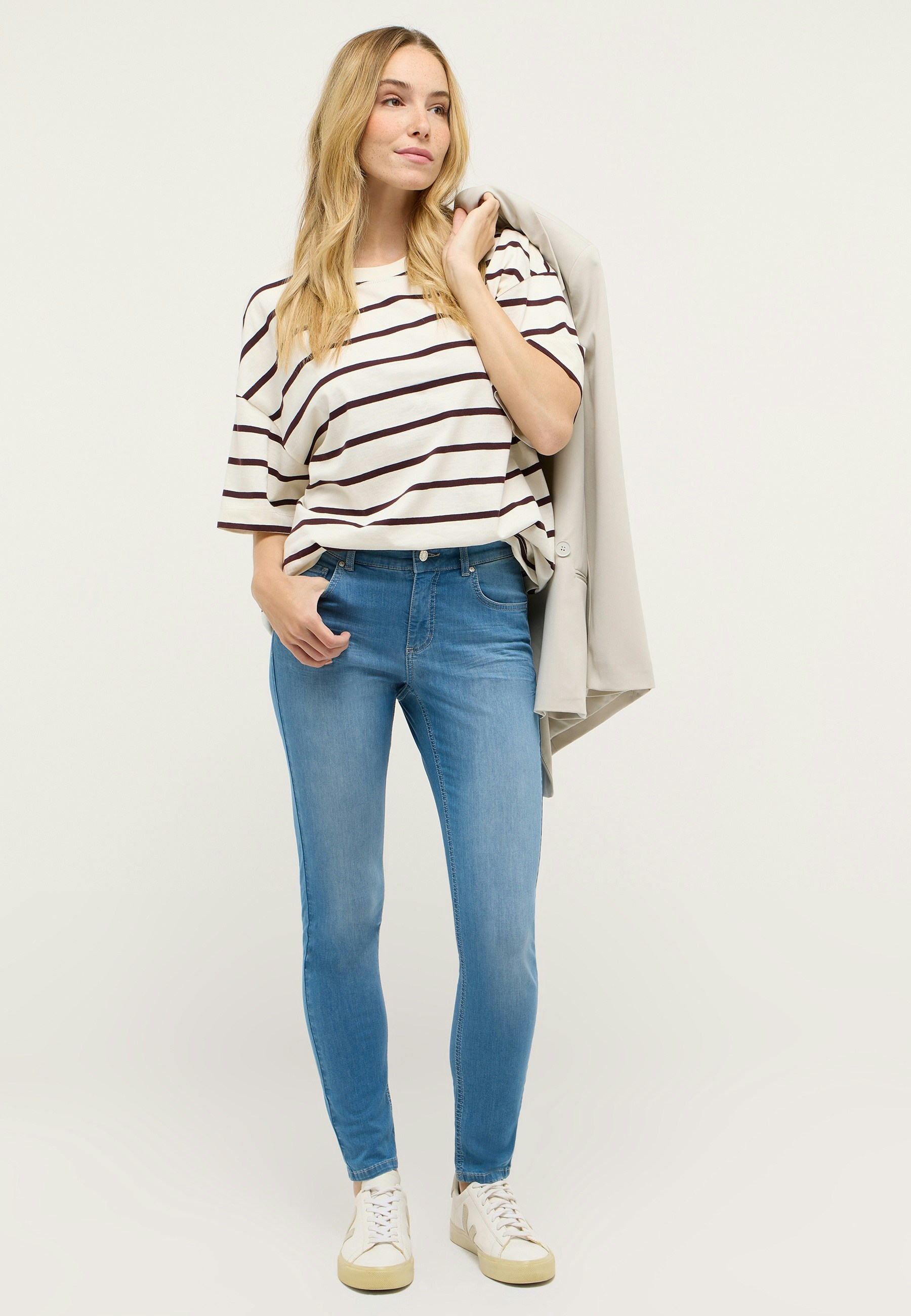 Skinny jeans with organic cotton