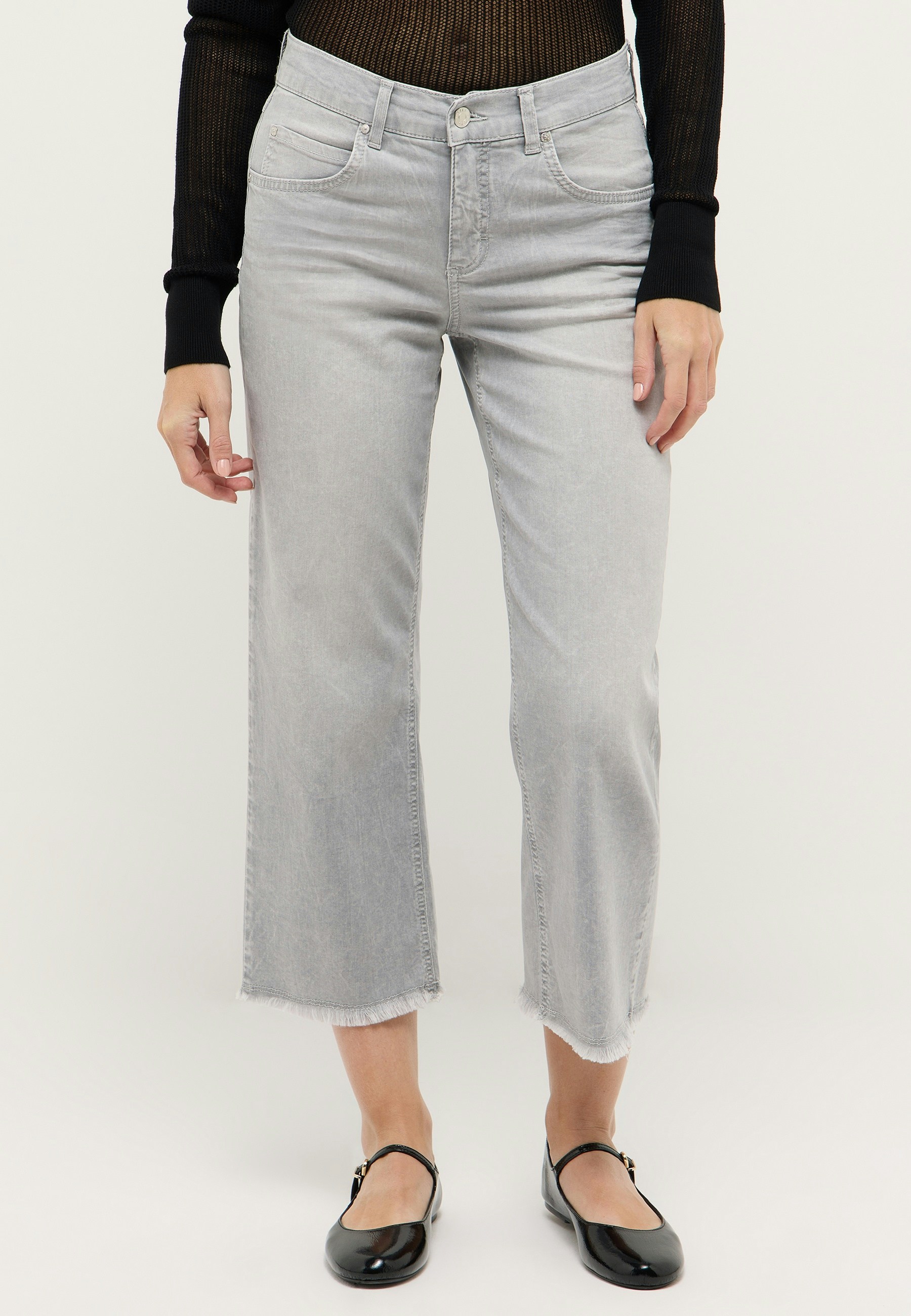 Jeans Culotte Linn Fringe