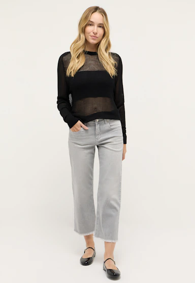 Jeans Culotte Linn Fringe