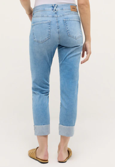 Straight Jeans Darleen Crop TU Fringe