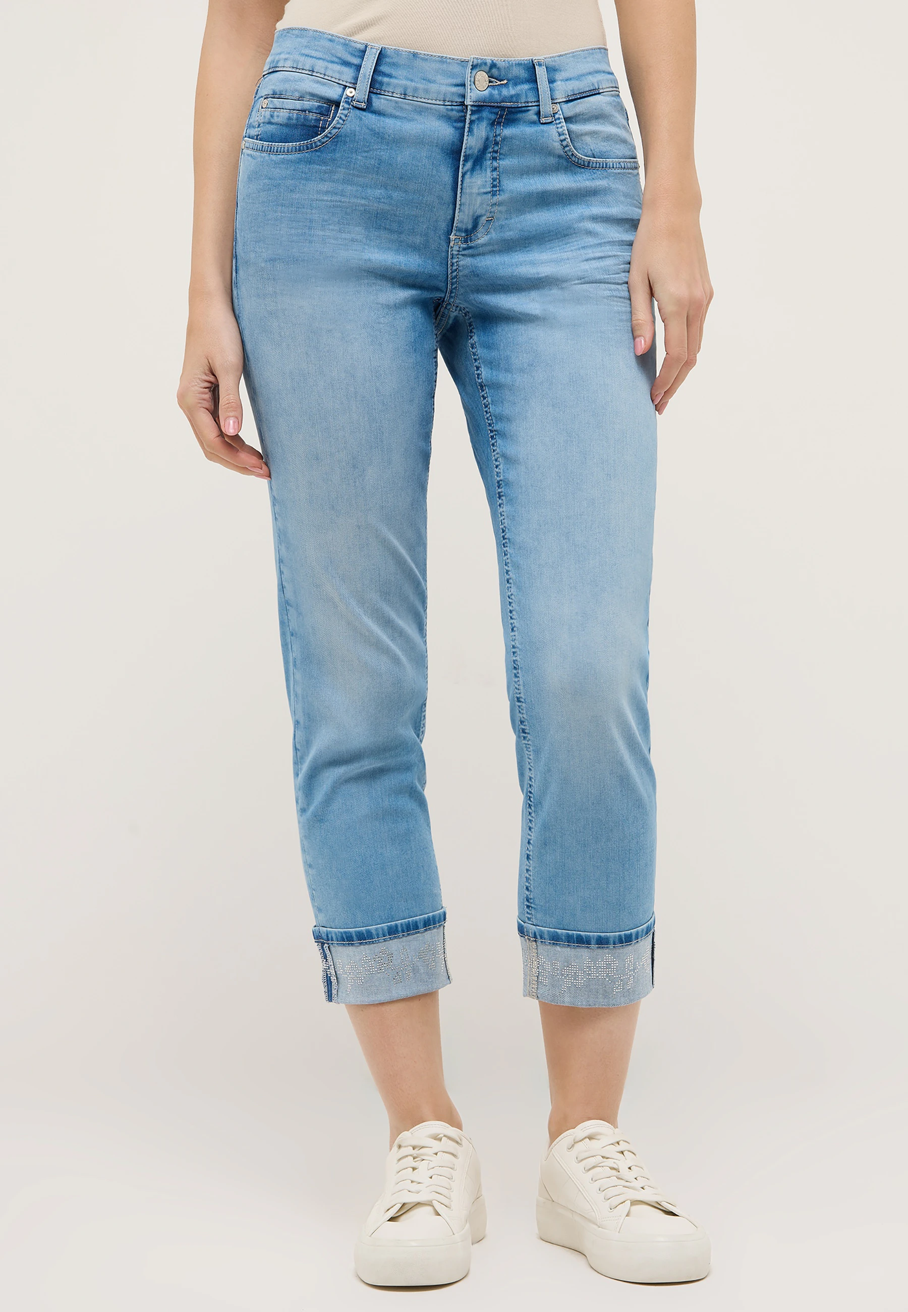 Jeans Cira Glam mit Strass-Details