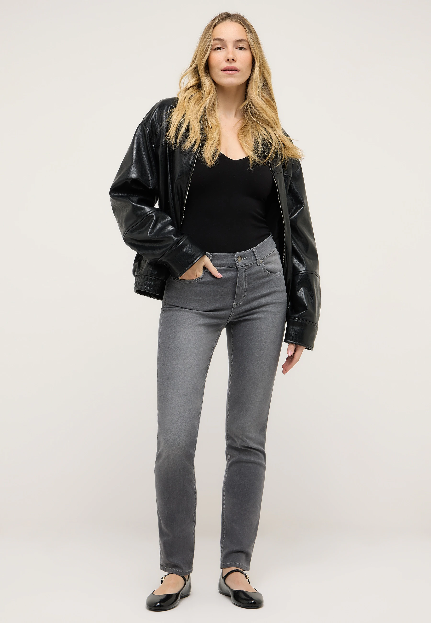 Jeans Cici with authentic denim