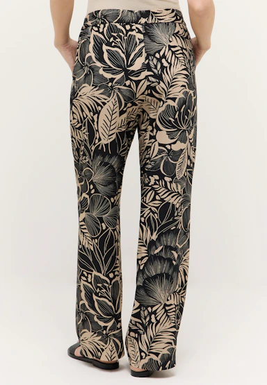 Liva Jump trousers with floral pattern