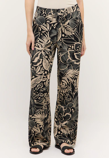 Liva Jump trousers with floral pattern
