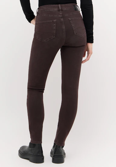 Jeans Skinny Mit Used-Waschung