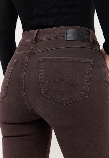 Jeans Skinny Mit Used-Waschung