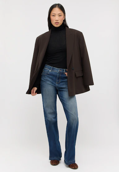 Jeans Lara Boho mit Saum-Schlitz