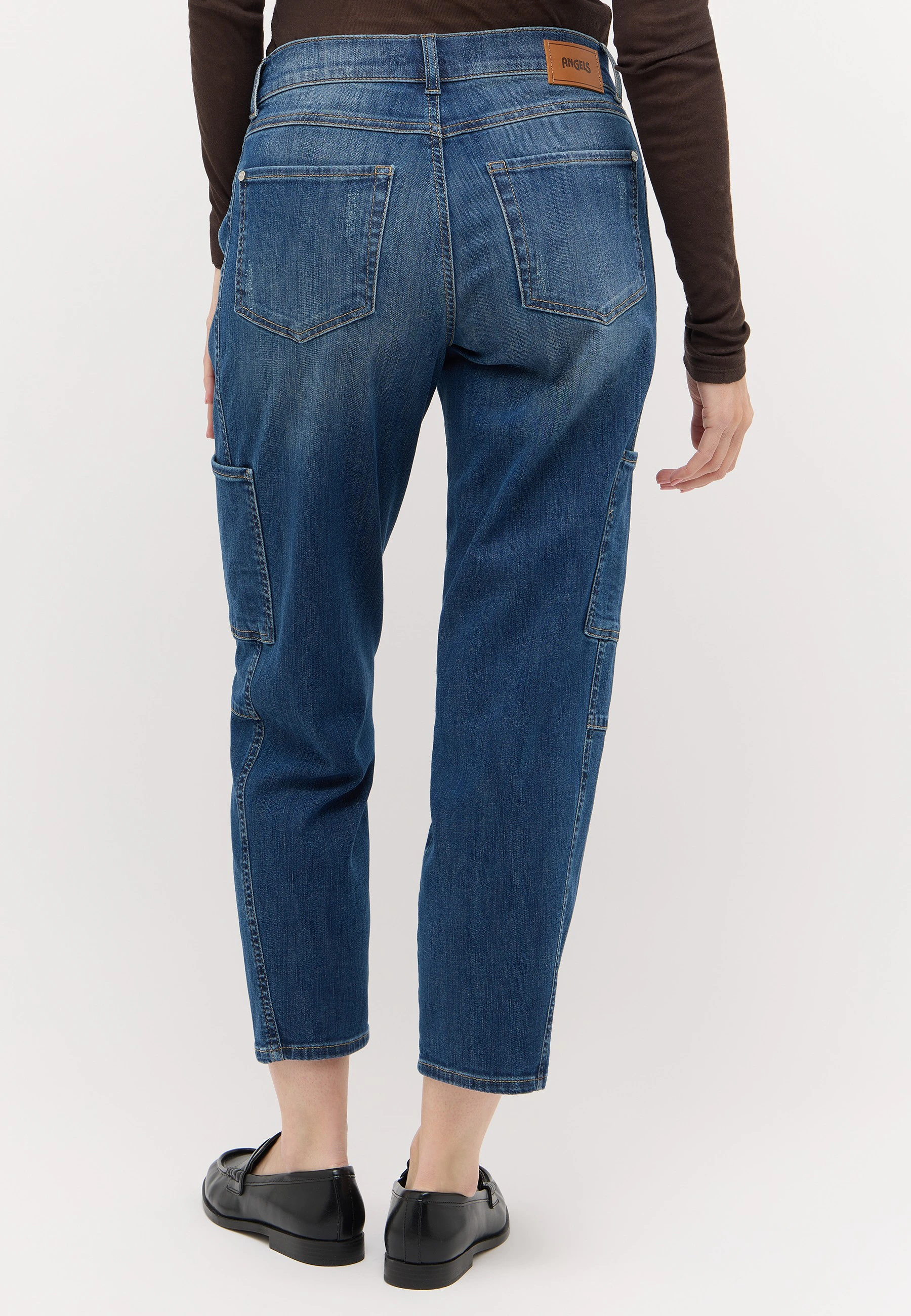 Barrel-Jeans Evy Cargo