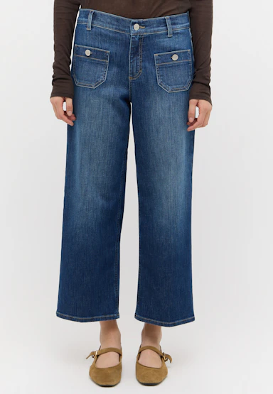 Linn jeans with patch pockets
