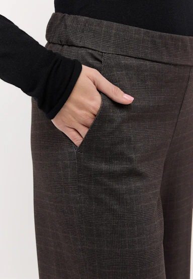 Hose Liz Easy mit Glencheck-Muster