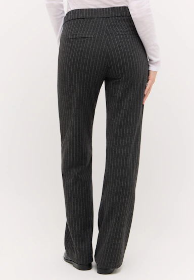 Liz Easy trousers with pinstripes