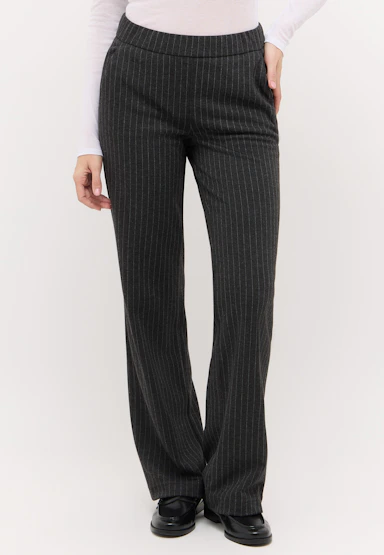 Liz Easy trousers with pinstripes