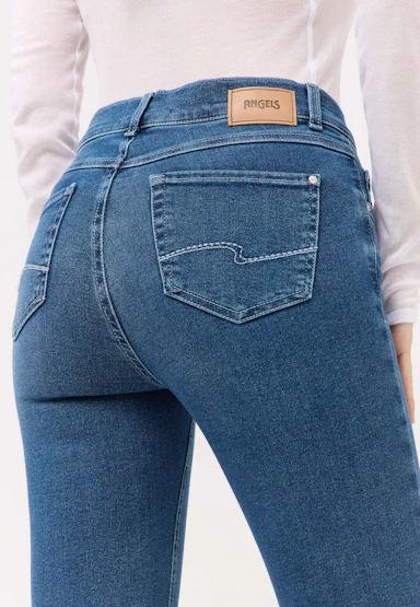 Jeans Skinny mit Used-Waschung
