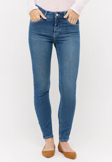 Jeans Skinny mit Used-Waschung