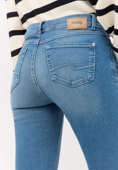 Jeans Cici mit Used-Waschung